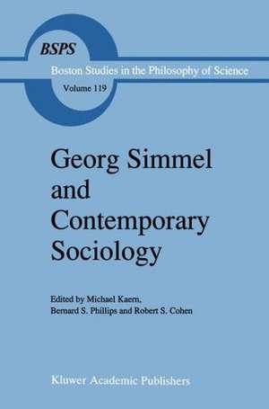 Georg Simmel and Contemporary Sociology de M. Kaern