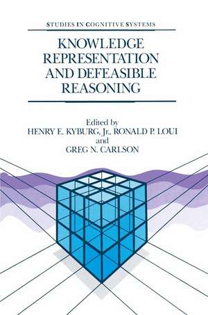 Knowledge Representation and Defeasible Reasoning de Henry E. Kyburg Jr.