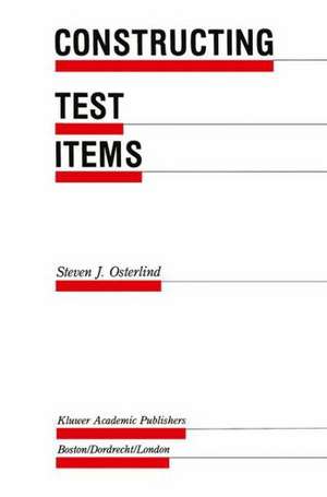 Constructing Test Items de Steven J. Osterlind