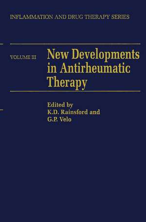 New Developments in Antirheumatic Therapy de K. D. Rainsford