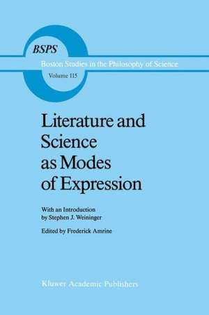 Literature and Science as Modes of Expression de F.R. Amrine