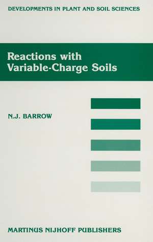 Reactions with Variable-Charge Soils de J. Barrow