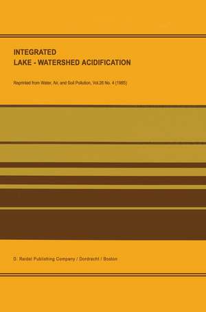 Integrated Lake-Watershed Acidification: Ilwas Project de Ilwas Project