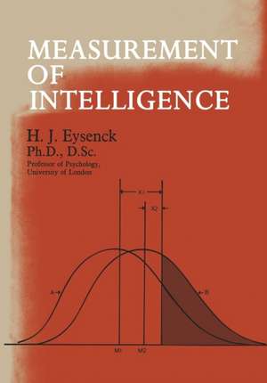 The Measurement of Intelligence de Hans J. Eysenck