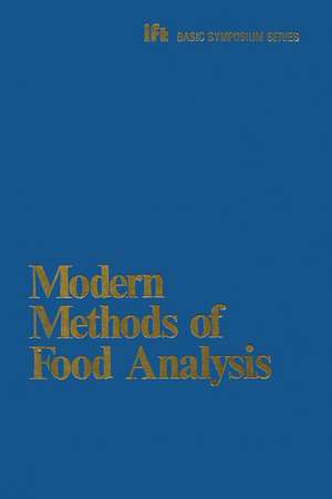 Modern Methods of Food Analysis de K.K. Stewart