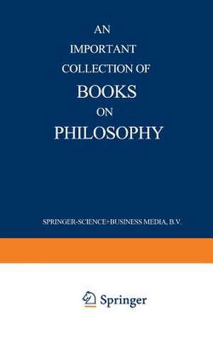 An Important Collection of Books on Philosophy de Martinus Nijhoff