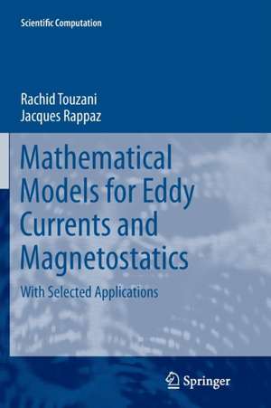 Mathematical Models for Eddy Currents and Magnetostatics: With Selected Applications de Rachid Touzani