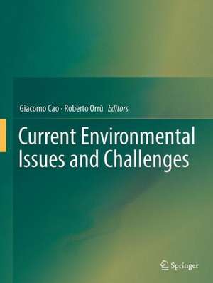 Current Environmental Issues and Challenges de Giacomo Cao