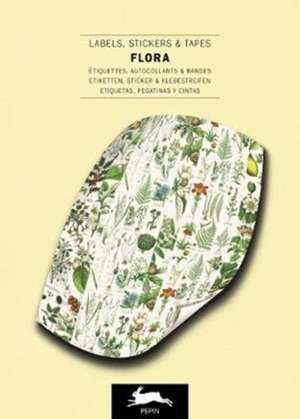 Flora - Label, Sticker & Tape Books de Pepin Van Roojen