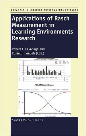 Applications of Rasch Measurement in Learning Environments Research de Robert F. Cavanagh