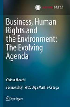 Business, Human Rights and the Environment: The Evolving Agenda de Chiara Macchi