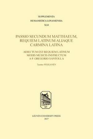 LAT-PASSIO SECUNDUM MATTHAEUM de Tuomo Pekkanen