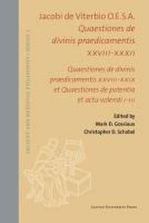 Quaestiones de divinis praedicamentis XXVIII-XXXII de Christopher D. Schabel