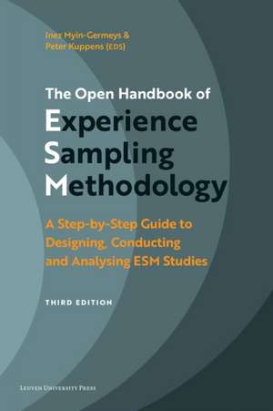 The Open Handbook of Experience Sampling Methodology - Third edition de Inez Myin-Germeys