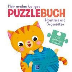 Mein erstes lustiges Puzzlebuch - Haustiere und Gegensätze de Rachael McLean