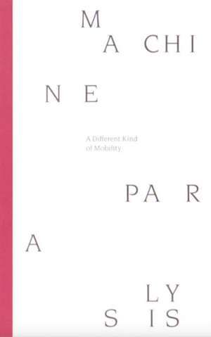 MACHINE PARALYSIS de David Berge