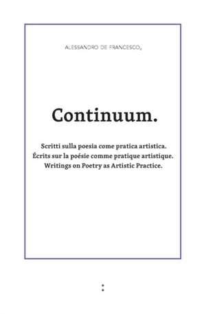 Continuum de Alessandro De Francesco