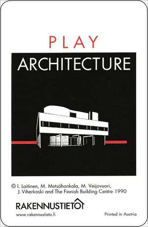 Play Architecture: 54 Playing Cards de Rakennustieto Publishing