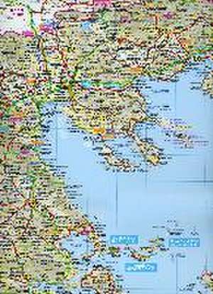 Greece Yellow Map 1 : 950 000