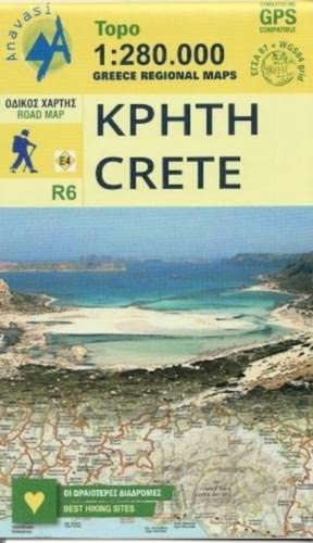 Greece Regional Maps R6 Crete 1:280 000 de Anavasi