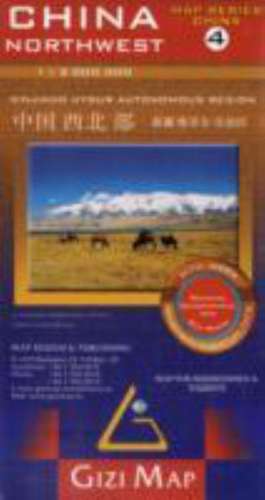 China Northwest (4) Geographical Map 1 : 2 000 000