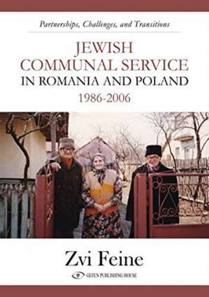 Jewish Communal Service in Romania and Poland 1986-2006: Partnership, Challenges, and Transitions de Zvi Feine