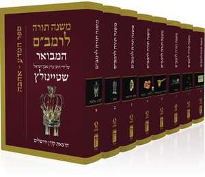 Rambam Mishne Torah Set, 8 Volumes de Adin Steinsaltz