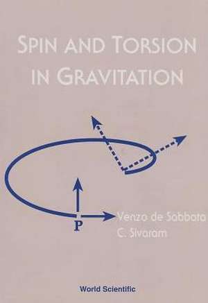 Spin and Torsion in Gravitation de Venzo De Sabbata