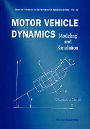 MOTOR VEHICLE DYNAMICS de G Genta