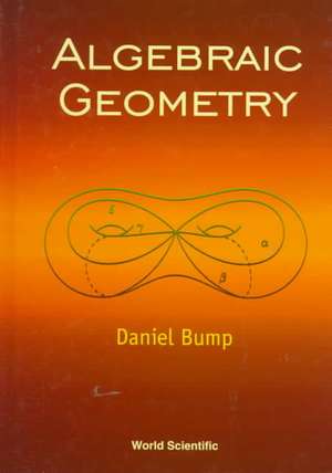 Algebraic Geometry and the Theory of Curves de Daniel Bump