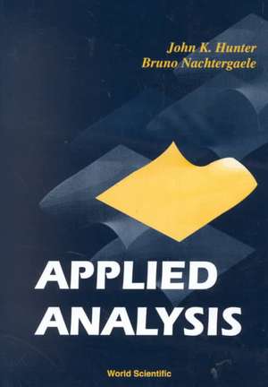 Applied Analysis de J. K. Hunter