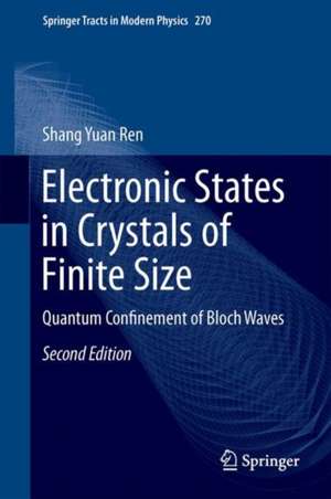 Electronic States in Crystals of Finite Size: Quantum Confinement of Bloch Waves de SHANGYUAN REN