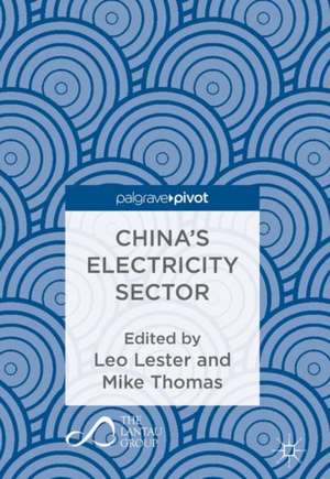 China’s Electricity Sector de Leo Lester