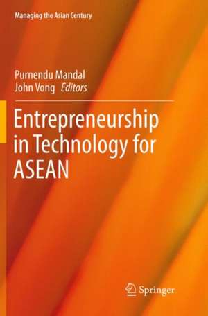 Entrepreneurship in Technology for ASEAN de Purnendu Mandal