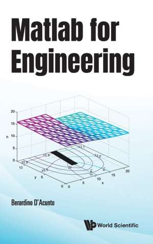 Matlab For Engineering de Berardino (Univ Degli Studi Napoli "Federico Ii"Italy) D'acunto