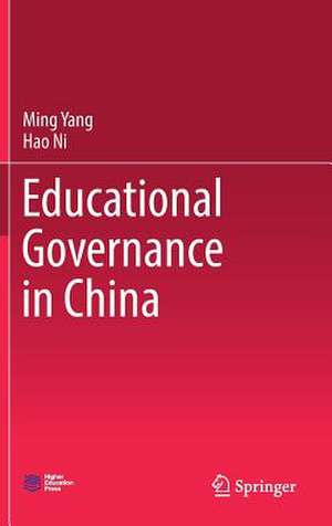 Educational Governance in China de Ming Yang