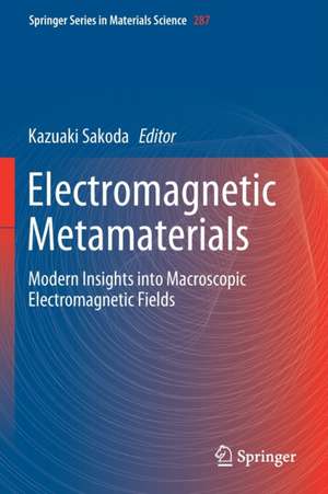 Electromagnetic Metamaterials: Modern Insights into Macroscopic Electromagnetic Fields de Kazuaki Sakoda