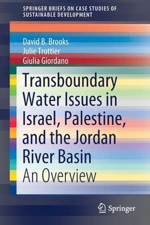 Transboundary Water Issues in Israel, Palestine, and the Jordan River Basin: An Overview de David B. Brooks