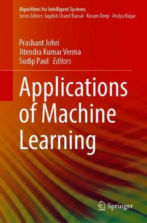 Applications of Machine Learning de Prashant Johri