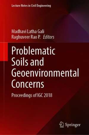 Problematic Soils and Geoenvironmental Concerns: Proceedings of IGC 2018 de Madhavi Latha Gali