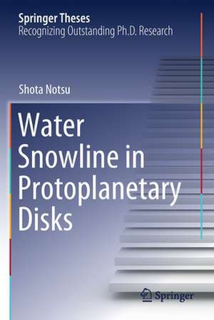 Water Snowline in Protoplanetary Disks de Shota Notsu