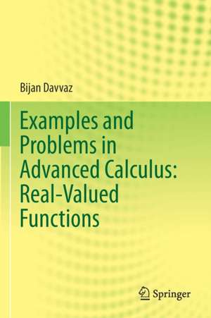 Examples and Problems in Advanced Calculus: Real-Valued Functions de Bijan Davvaz