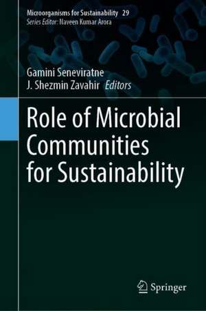 Role of Microbial Communities for Sustainability de Gamini Seneviratne