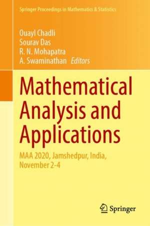 Mathematical Analysis and Applications: MAA 2020, Jamshedpur, India, November 2–4 de Ouayl Chadli