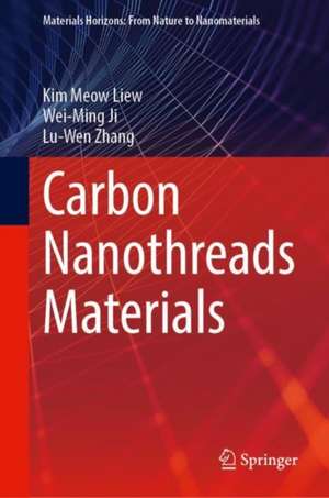 Carbon Nanothreads Materials de Kim Meow Liew