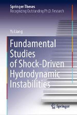 Fundamental Studies of Shock-Driven Hydrodynamic Instabilities de Yu Liang