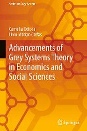 Advancements of Grey Systems Theory in Economics and Social Sciences de Camelia Delcea