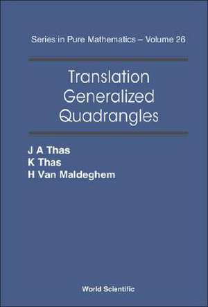 Translation Generalized Quadrangles de J. A. Thas