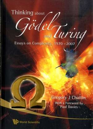 THINKING ABOUT GODEL & TURING de Chaitin Gregory J
