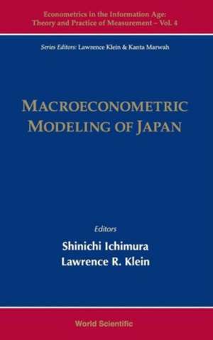 Macroeconometric Modeling of Japan de Shinichi Ichimura